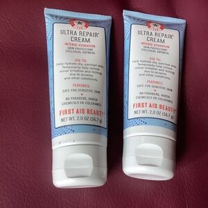 2 new sealed first aid ultra repair cream intense hydration 2 oz each